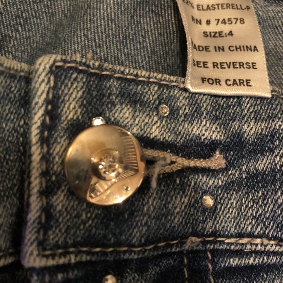 Cache Rhinestone cropped jeans - Picture 5 of 8